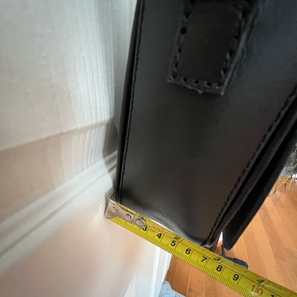 Zara Buffalo Leather Crossbody Bag - Picture 9 of 11